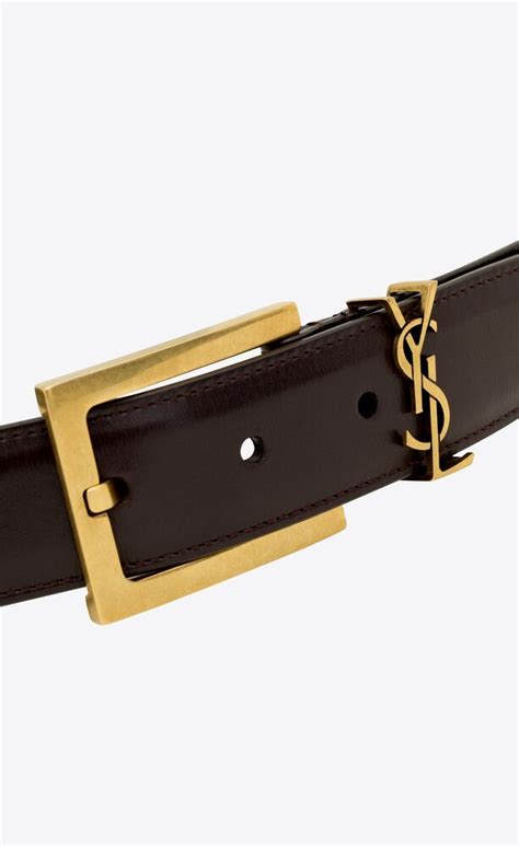 ceinture ysl cassandre|Ceinture en cuir Cassandre SAINT LAURENT pour femme .